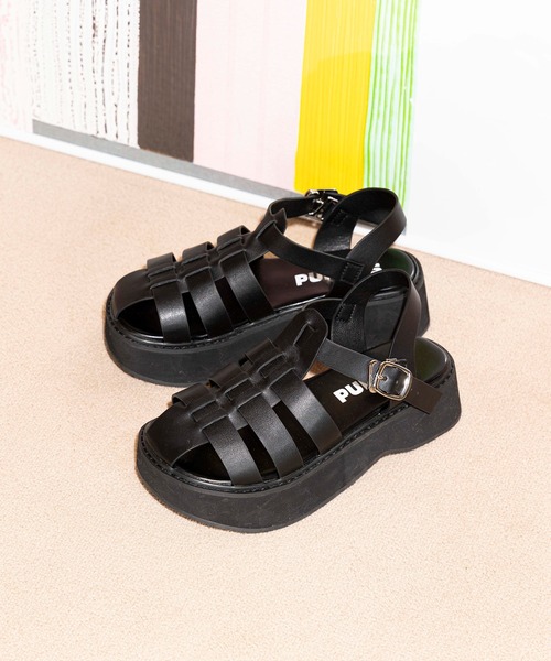PUNYUS(プニュズ)の「グルカサンダル(サンダル・レディース・ブラック・1/2/3/4)」の17枚目の写真