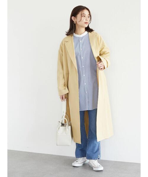 Green　Parks（グリーンパークス）の「ストライプクレリックシャツ（シャツ/ブラウス・レディース・ストライプ/ブルー系その他6・FREE）」の16枚目の写真