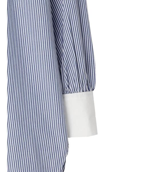 Green　Parks（グリーンパークス）の「ストライプクレリックシャツ（シャツ/ブラウス・レディース・ストライプ/ブルー系その他6・FREE）」の5枚目の写真