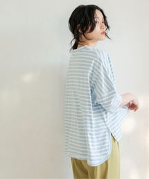 オーバーサイズTシャツ　無地／ボーダー