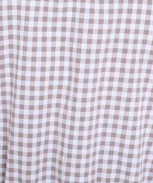 SHOO・LA・RUE(シューラルー)の「◆バックリボンギンガムチェックブラウス(シャツ/ブラウス・レディース・ブラック系1/ベージュ系1/ブルー系1・00)」の19枚目の写真