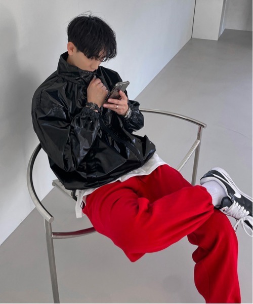ASCLO（エジュクロ）の「ASCLO  Herringbone 2way Pants（スウェットパンツ・メンズ・ブラック/レッド/グリーン・FREE）」の17枚目の写真