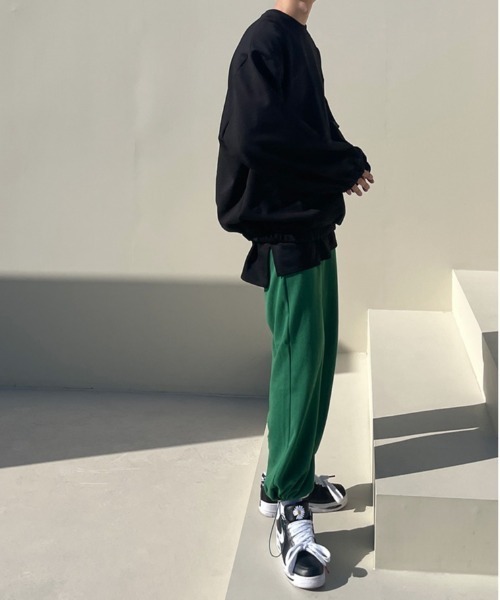 ASCLO（エジュクロ）の「ASCLO  Herringbone 2way Pants（スウェットパンツ・メンズ・ブラック/レッド/グリーン・FREE）」の15枚目の写真