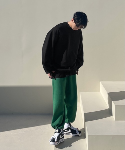 ASCLO（エジュクロ）の「ASCLO  Herringbone 2way Pants（スウェットパンツ・メンズ・ブラック/レッド/グリーン・FREE）」の7枚目の写真