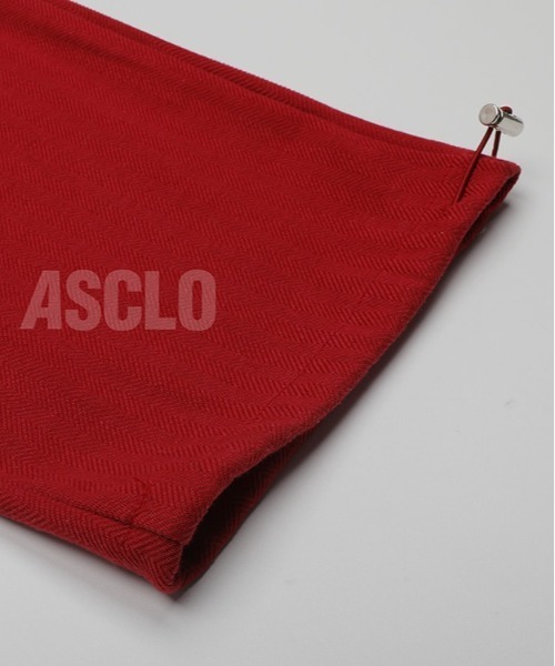 ASCLO（エジュクロ）の「ASCLO  Herringbone 2way Pants（スウェットパンツ・メンズ・ブラック/レッド/グリーン・FREE）」の18枚目の写真