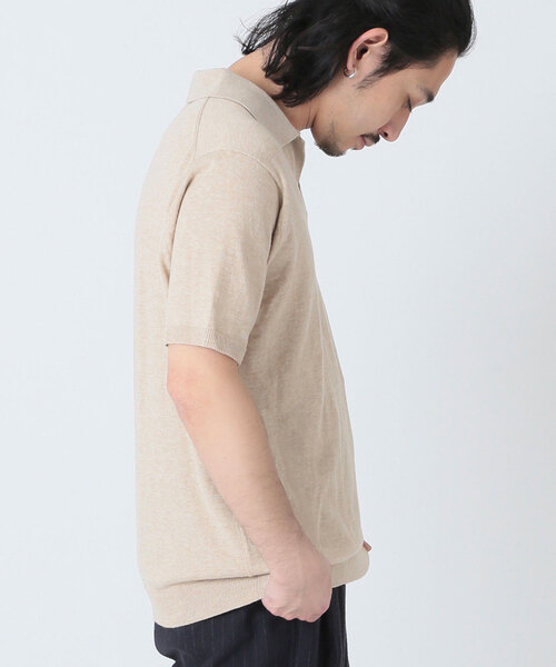 セール】【FOLL / フォル】コットンシルクスキッパーニット