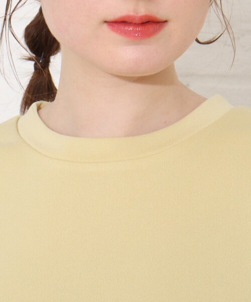 Cutie Blonde（キューティーブロンド）の「◆レイヤード風花柄チュニック（チュニック・レディース・ネイビー/サンドベージュ/イエロー系その他・02/03/01）」の7枚目の写真