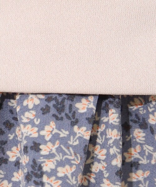 Cutie Blonde（キューティーブロンド）の「◆レイヤード風花柄チュニック（チュニック・レディース・ネイビー/サンドベージュ/イエロー系その他・02/03/01）」の19枚目の写真