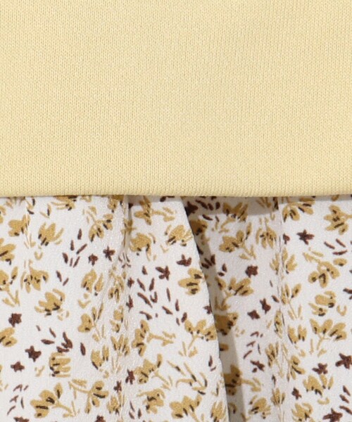 Cutie Blonde（キューティーブロンド）の「◆レイヤード風花柄チュニック（チュニック・レディース・ネイビー/サンドベージュ/イエロー系その他・02/03/01）」の20枚目の写真