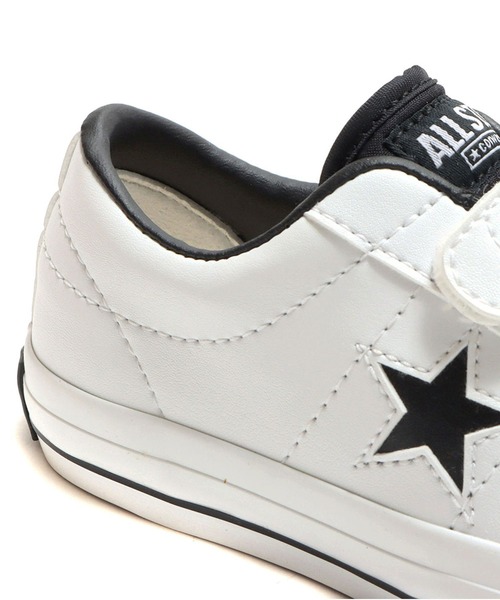 CONVERSE(コンバース)の「CONVERSE KID'S ONE STAR V-2 OX / キッズ ワンスター V-2 OX(スニーカー・キッズ・ホワイト/ブラック・17.0cm/16.0cm/18.0cm/19.0cm)」の9枚目の写真
