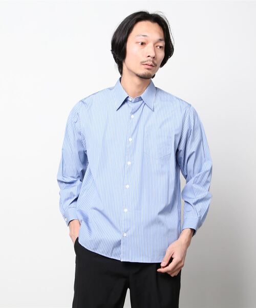 Milok(ミロック)の「THE SHIRT(シャツ/ブラウス・メンズ・ストライプ・46)」の1枚目の写真