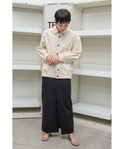 THEATRE PRODUCTS（シアタープロダクツ）の「コットンツイルスカート（スカート・レディース・ブラック/ベージュ・FREE）」の8枚目の写真