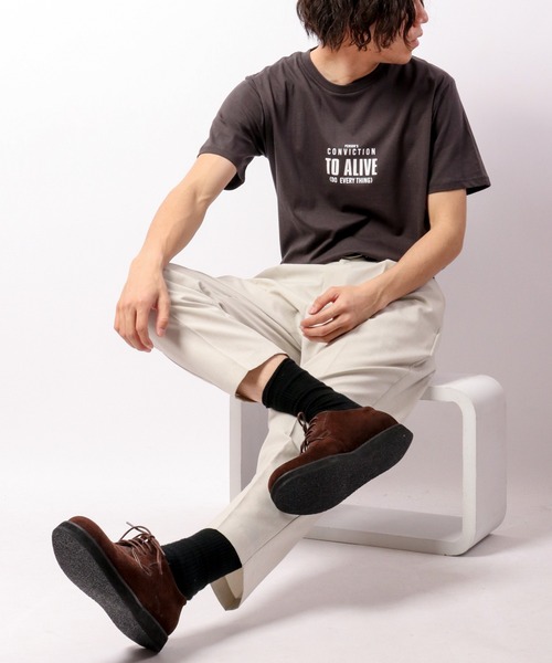FUNALIVE(ファンアライブ)の「BF2 select スモールロゴプリントTシャツ(Tシャツ/カットソー・メンズ・ホワイト/ブラック/ベージュ/ネイビー/レッド/ピンク/オレンジ/グリーン/ホワイト系その他/ブラック系その他/グリーン系その他/ブラック系その他2・LL/M/L)」の17枚目の写真