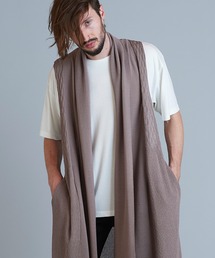 NO ID. | ノースリーブニットロングガウン(ニット/セーター)