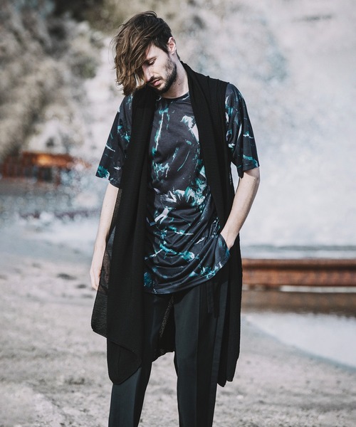 NO ID.（ノーアイディ）の「ノースリーブニットロングガウン（ニット/セーター・メンズ・ブラック/グレー/ベージュ・ONE SIZE）」の19枚目の写真