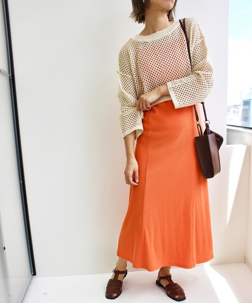 MLI'A(エムリア)の「クロップド丈メッシュ2WAYカーデ(Tシャツ/カットソー・レディース・ブラック/ブラウン/アイボリー/グレー系その他・M)」の5枚目の写真