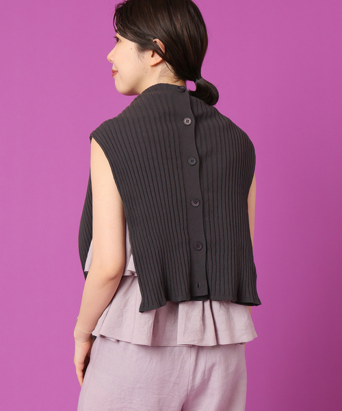 セール】IENA LA BOUCLE リネンウェザー段フリルブラウス