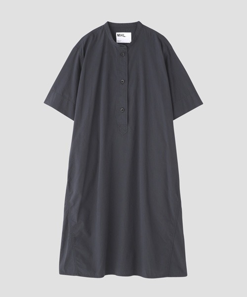 MHL.(エムエイチエル)の「SANDED COTTON LINEN(ワンピース・レディース・チャコール/ライトグレー・1/2)」の10枚目の写真