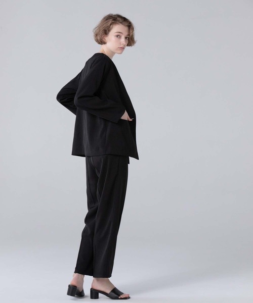 CEDNIE（セドニー）の「とろみツイルワイドパンツ（その他パンツ・レディース・ブラック/グリーン/アイボリー・S/M）」の15枚目の写真