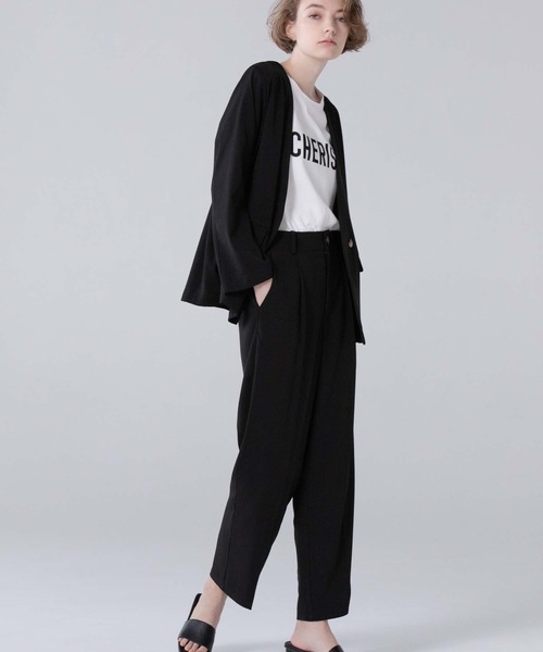 CEDNIE（セドニー）の「とろみツイルワイドパンツ（その他パンツ・レディース・ブラック/グリーン/アイボリー・S/M）」の21枚目の写真