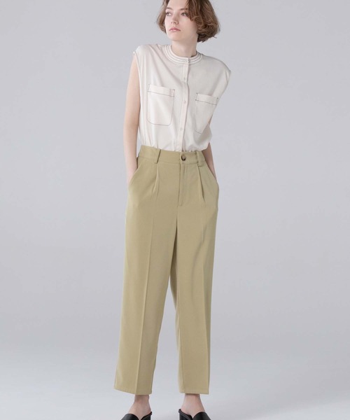 CEDNIE（セドニー）の「とろみツイルワイドパンツ（その他パンツ・レディース・ブラック/グリーン/アイボリー・S/M）」の19枚目の写真