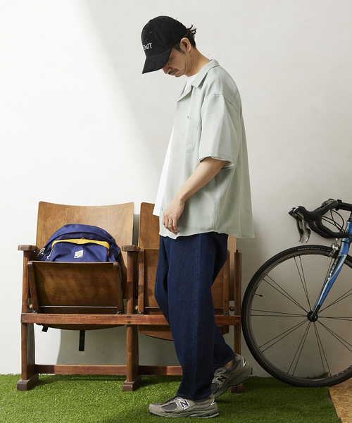 JOURNAL STANDARD relume(ジャーナルスタンダード レリューム)の「TEC/LENO CLOTH シャツ(シャツ/ブラウス・メンズ・ブラック/ライトグリーン/アイボリー/ブラウン系その他・MEDIUM/LARGE)」の19枚目の写真