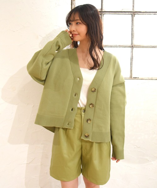 sango(sango)の「フェイクレザータックショートパンツ(その他パンツ・レディース・ブラック/アイボリー/オリーブ・FREE)」の18枚目の写真