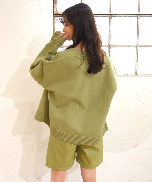 sango(sango)の「フェイクレザータックショートパンツ(その他パンツ・レディース・ブラック/アイボリー/オリーブ・FREE)」の21枚目の写真