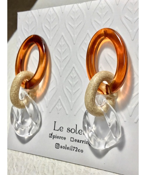 tone（トーン）の「【Le soleil】存在感のある　大ぶりピアス　チェーン(MA)（ピアス（両耳用）・レディース・その他/その他1/その他2/その他3/その他4・FREE）」の10枚目の写真