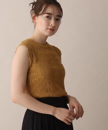 OPAQUE.CLIP | クロシェノースリニット(その他トップス)