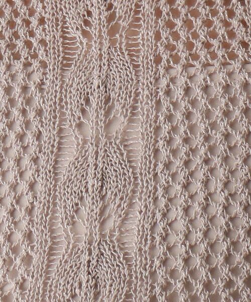 OPAQUE.CLIP（オペークドットクリップ）の「◆クロシェノースリニット（その他トップス・レディース・ブラック/グレー/マスタード・38）」の12枚目の写真