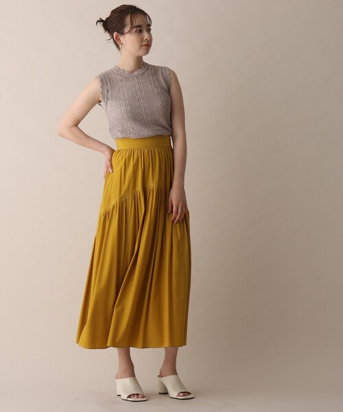 OPAQUE.CLIP（オペークドットクリップ）の「◆クロシェノースリニット（その他トップス・レディース・ブラック/グレー/マスタード・38）」の15枚目の写真