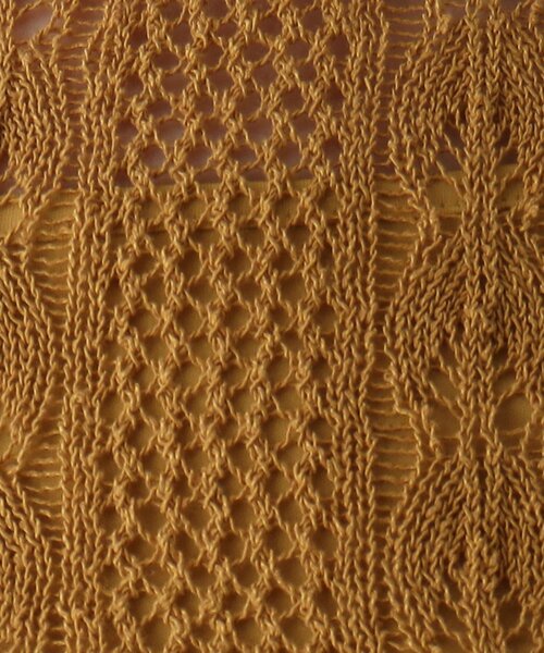 OPAQUE.CLIP（オペークドットクリップ）の「◆クロシェノースリニット（その他トップス・レディース・ブラック/グレー/マスタード・38）」の16枚目の写真