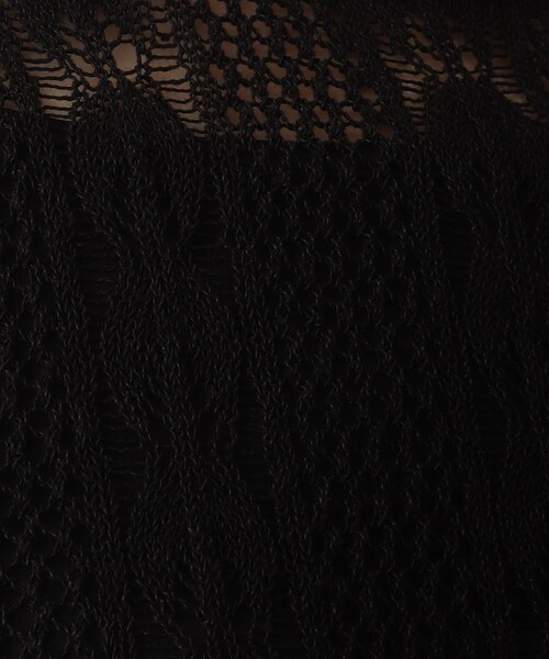 OPAQUE.CLIP（オペークドットクリップ）の「◆クロシェノースリニット（その他トップス・レディース・ブラック/グレー/マスタード・38）」の20枚目の写真