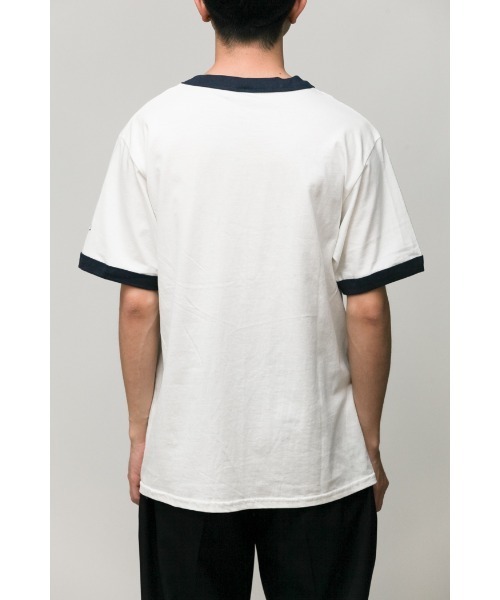 乱痴気(ランチキ)の「【DAZE'N HAZE】T-SHIRTS - BOB /リンガーT(Tシャツ/カットソー・メンズ・杢グレー/ホワイト×ネイビー・L/M)」の21枚目の写真