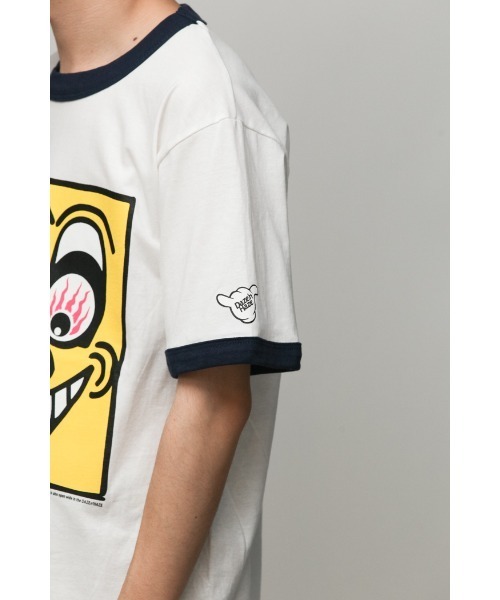 乱痴気(ランチキ)の「【DAZE'N HAZE】T-SHIRTS - BOB /リンガーT(Tシャツ/カットソー・メンズ・杢グレー/ホワイト×ネイビー・L/M)」の19枚目の写真