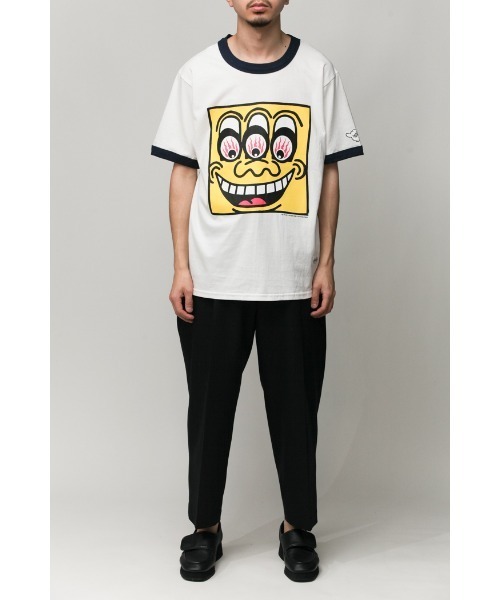 乱痴気(ランチキ)の「【DAZE'N HAZE】T-SHIRTS - BOB /リンガーT(Tシャツ/カットソー・メンズ・杢グレー/ホワイト×ネイビー・L/M)」の13枚目の写真