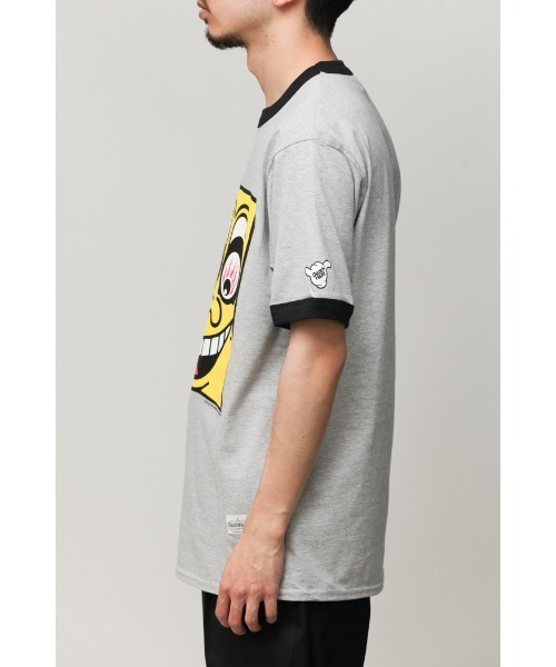 乱痴気(ランチキ)の「【DAZE'N HAZE】T-SHIRTS - BOB /リンガーT(Tシャツ/カットソー・メンズ・杢グレー/ホワイト×ネイビー・L/M)」の8枚目の写真