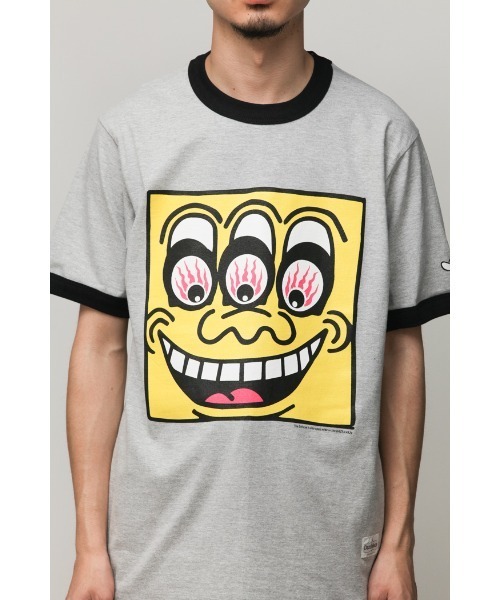 乱痴気(ランチキ)の「【DAZE'N HAZE】T-SHIRTS - BOB /リンガーT(Tシャツ/カットソー・メンズ・杢グレー/ホワイト×ネイビー・L/M)」の11枚目の写真
