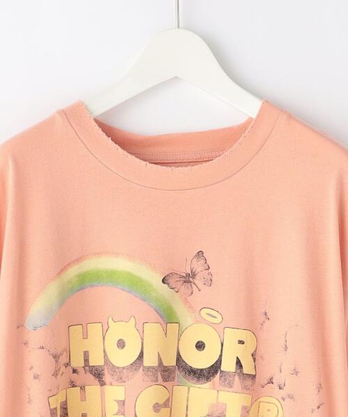 Honor The Gift 【 Palms T-Shirt Womens 】 ファッション レディースファッション トップス Tシャツ カットソー レディー Honor gathering（オナーギャザリング）の「＜HONOR THE GIFT