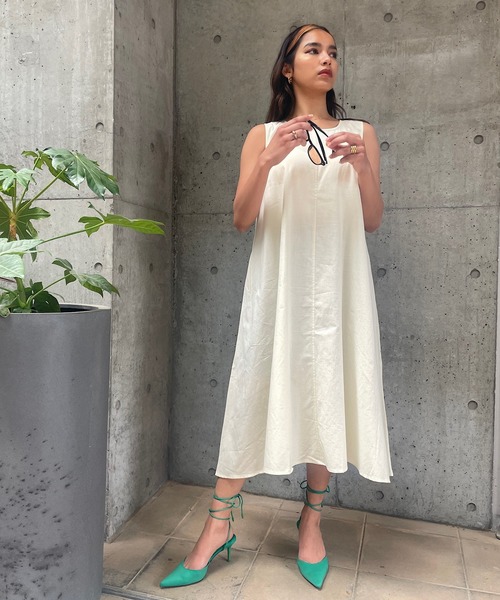 セール Sleeveless A Line One Piece ワンピース Roger And Raw ロジャーアンドロウ のファッション通販 Zozotown