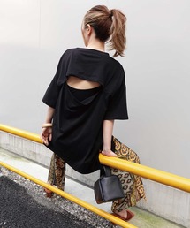 CORNERS | バックオープンTシャツ(Tシャツ/カットソー)