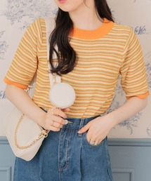 ems excite | ガラ編みニット(ニット/セーター)