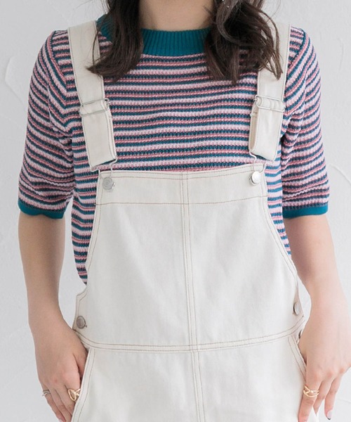 ems excite（エムズエキサイト）の「ガラ編みニット（ニット/セーター・レディース・グリーン系その他/ブルー系その他/オレンジ系その他・FREE）」の10枚目の写真