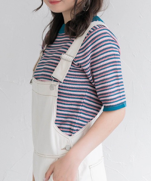 ems excite（エムズエキサイト）の「ガラ編みニット（ニット/セーター・レディース・グリーン系その他/ブルー系その他/オレンジ系その他・FREE）」の11枚目の写真