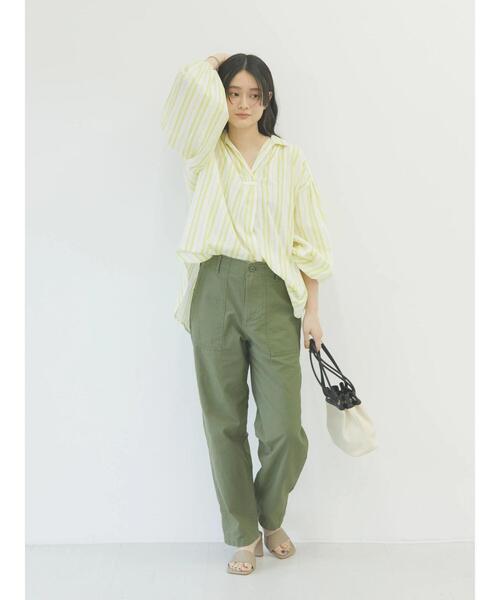 AMERICAN HOLIC（アメリカンホリック）の「ベイカーパンツ（カーゴパンツ・レディース・カーキ・S/M/L/XS）」の21枚目の写真