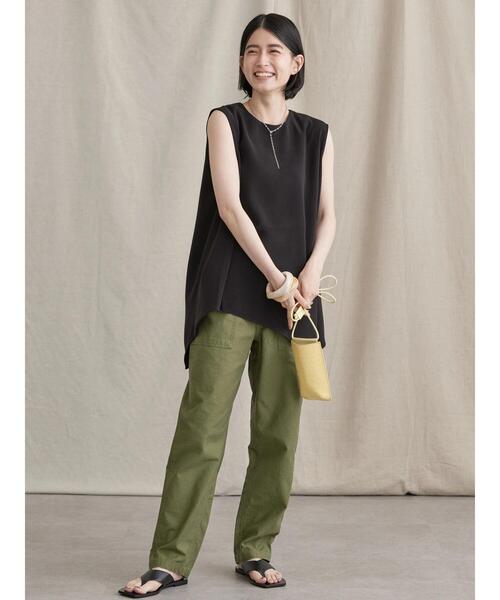 AMERICAN HOLIC（アメリカンホリック）の「ベイカーパンツ（カーゴパンツ・レディース・カーキ・S/M/L/XS）」の6枚目の写真