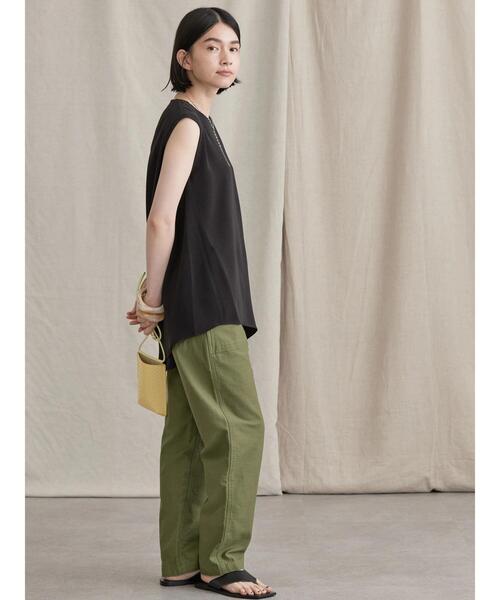 AMERICAN HOLIC（アメリカンホリック）の「ベイカーパンツ（カーゴパンツ・レディース・カーキ・S/M/L/XS）」の7枚目の写真