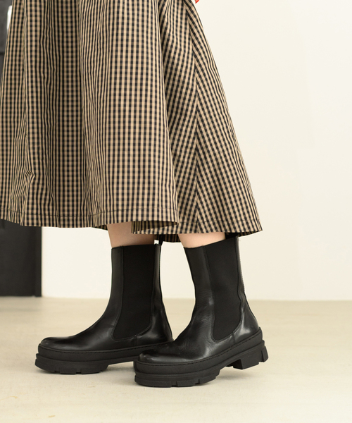 セール】【FLAMEN QUITAS/フラメンキタス】サイドゴアミドルタケ