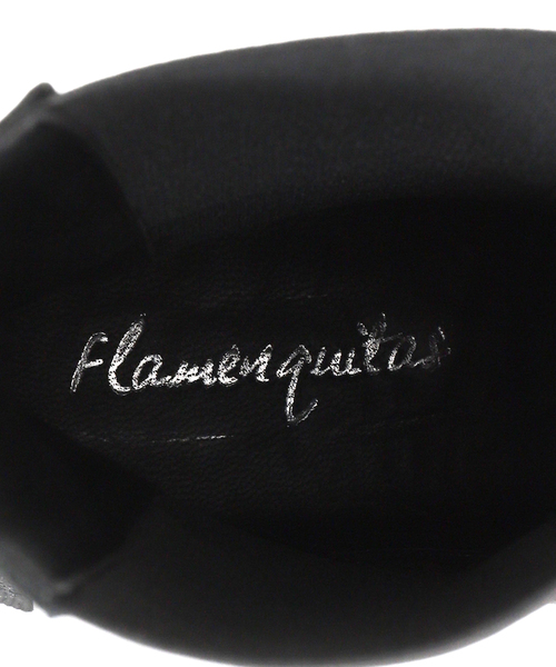 JOURNAL STANDARD SELECT（ジャーナルスタンダードセレクト）の「【FLAMEN QUITAS/フラメンキタス】サイドゴアミドルタケブーツ（ブーツ・レディース・ブラック・36/37/38/39）」の3枚目の写真